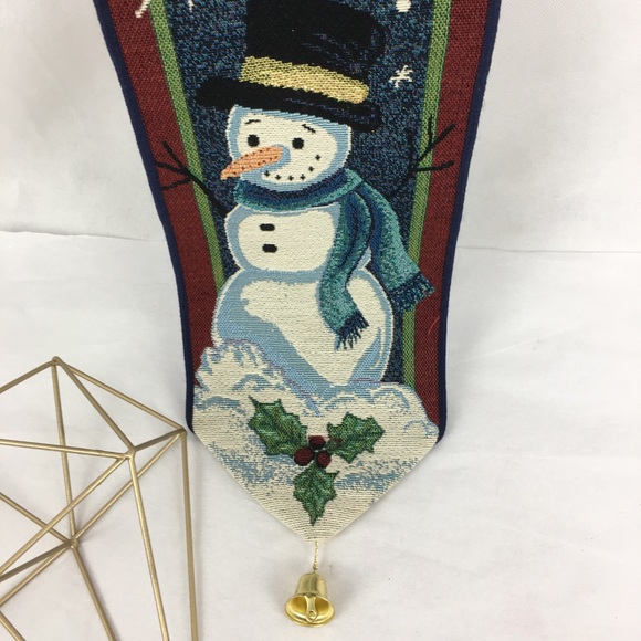 Believe Snowman Tapestry Wall Hanging - Picture 5 of 8